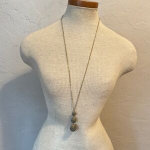 Banana Republic Gold Necklace Modern Pendant